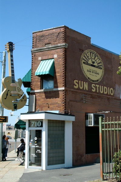 Sun studio memphis tennessee pladestudie Elvis Presley