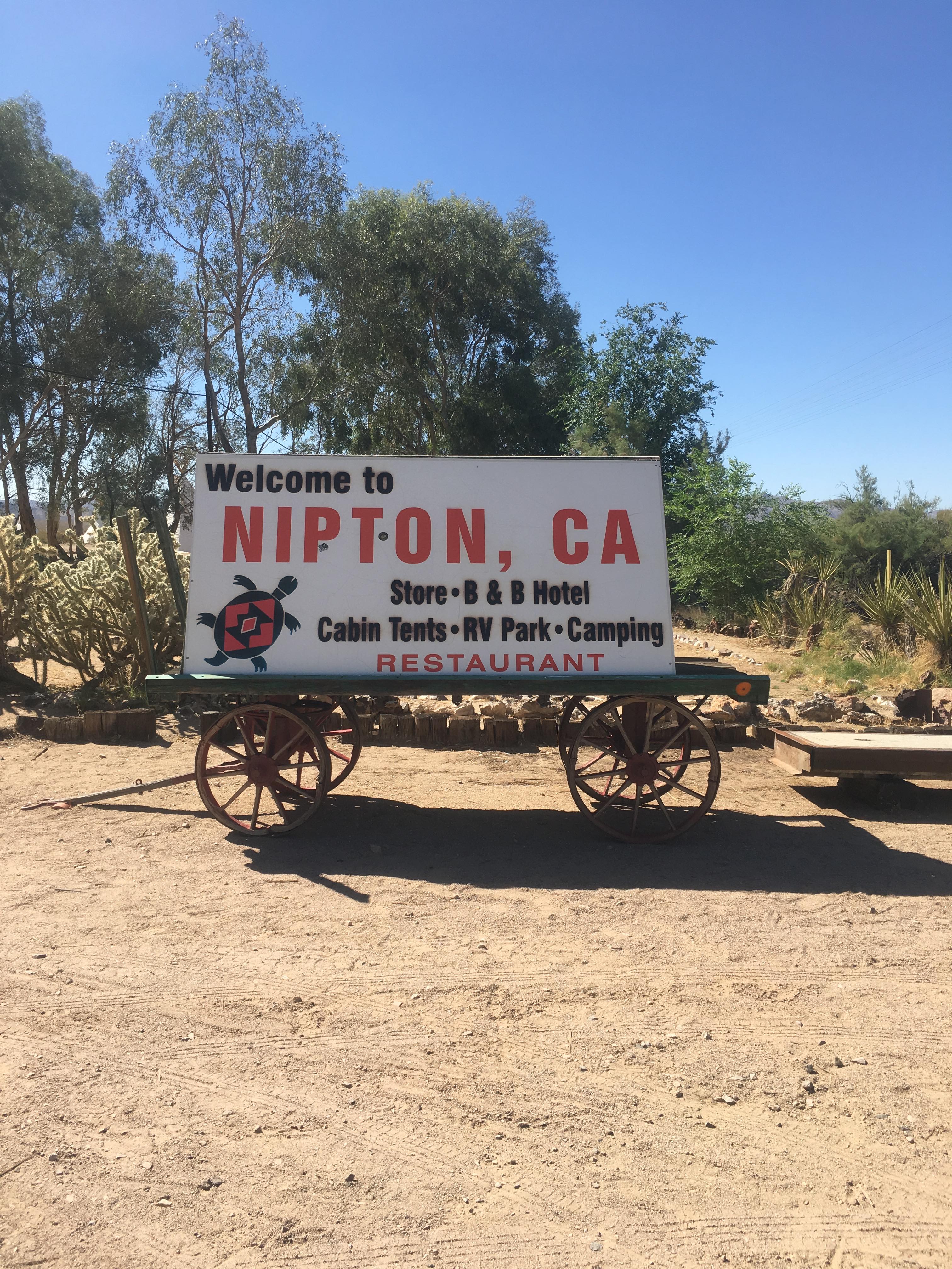 nipton sandwich sign