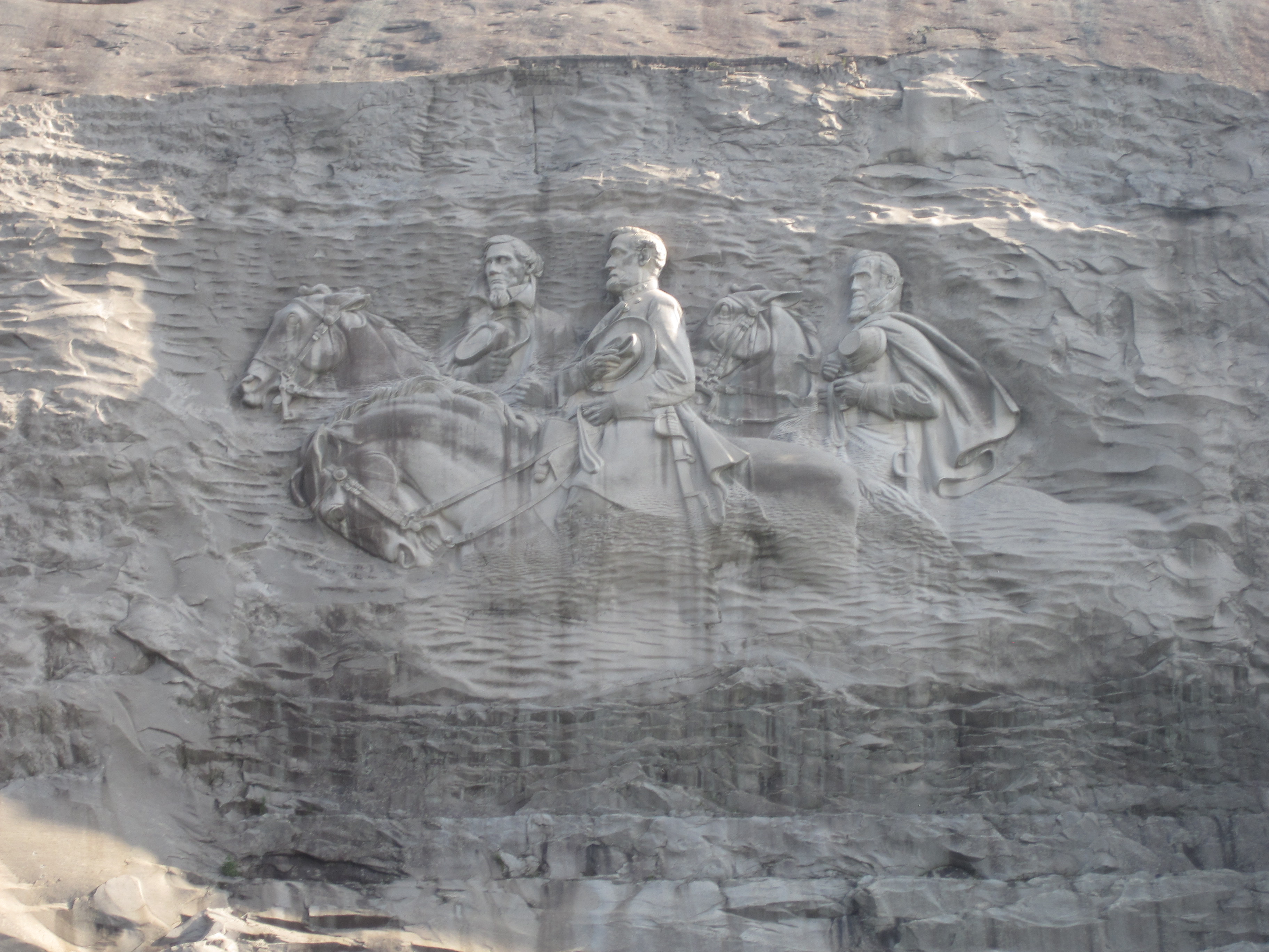 stone mountain relief
