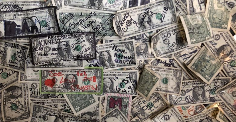 dollar bill bar oatman