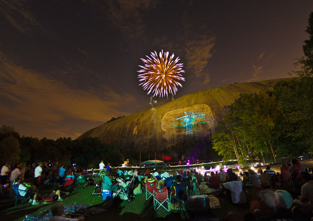 stone mountain laser show