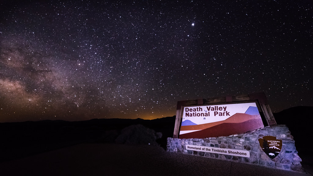 death valley stjernehimmel